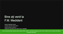 Desktop Screenshot of fmmedident.ro