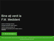 Tablet Screenshot of fmmedident.ro